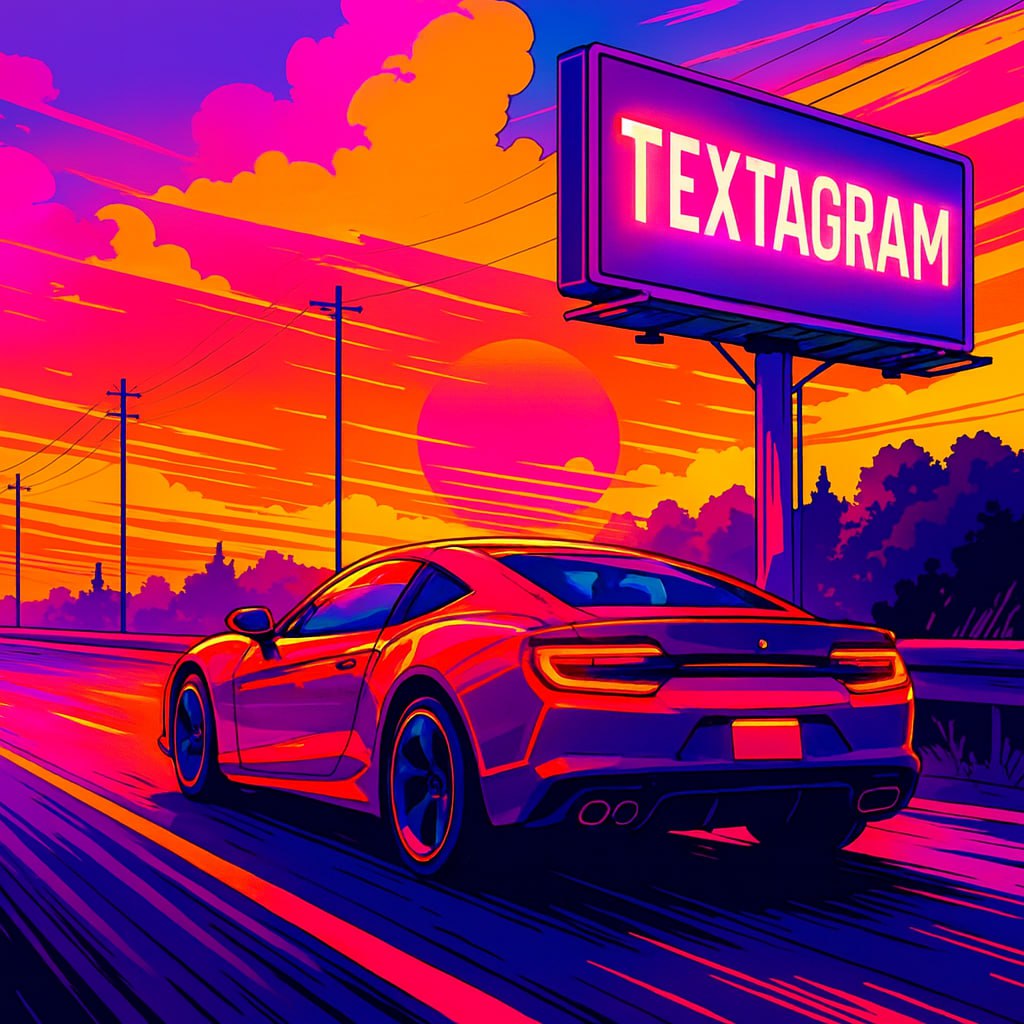 Текстаграм адаптирован под работу с телефона